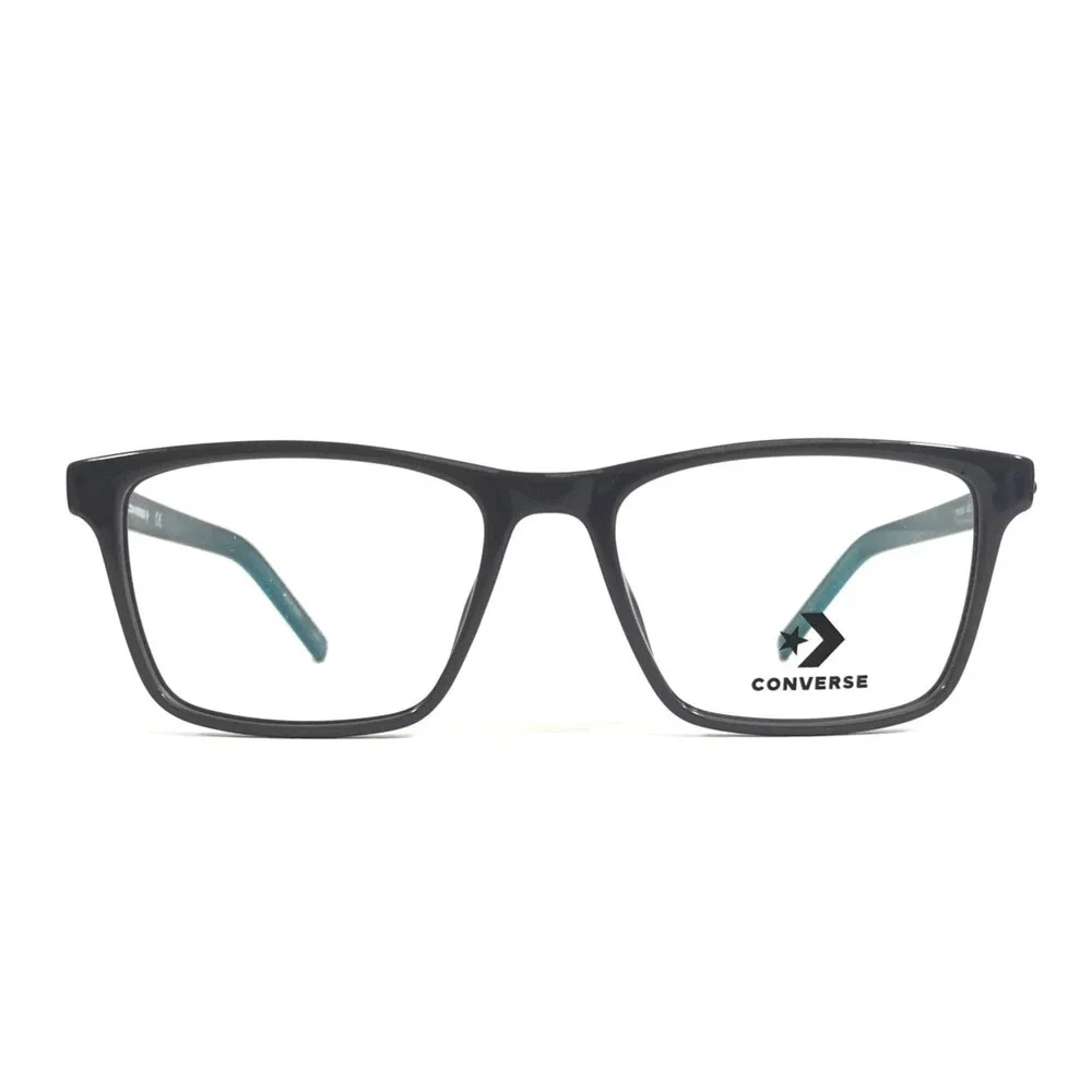 Converse Eyeglasses Frame CV5012 020 Dark Grey Blue Rectangle Full Rim 54-17-145